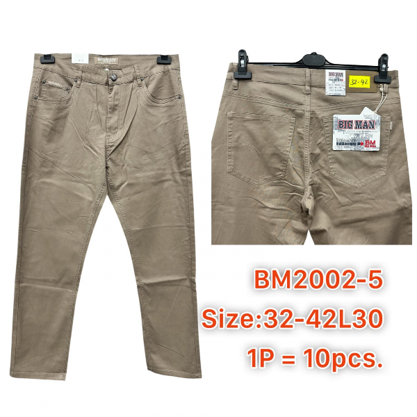 Spodnie męskie jeans Roz 32-42, 1 Kolor .Paczka 10 szt